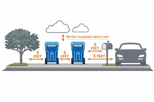 Republic Trash Curb Placement