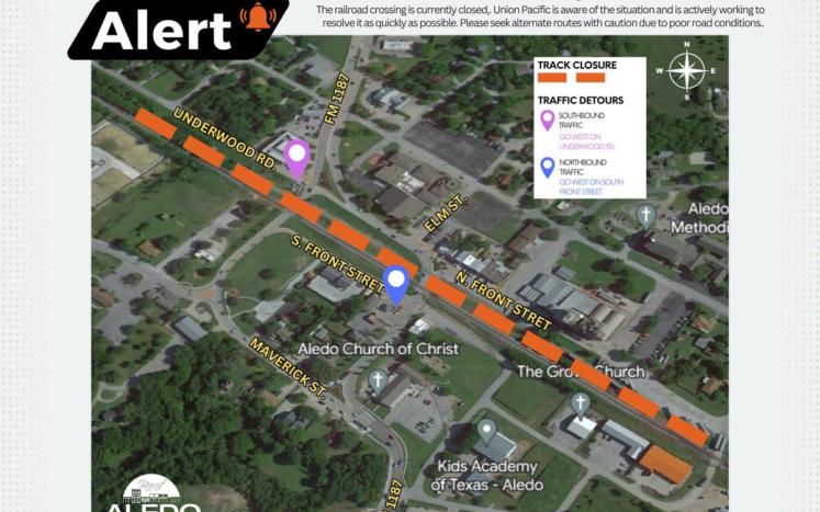 Railroad Crossing Closure Map
