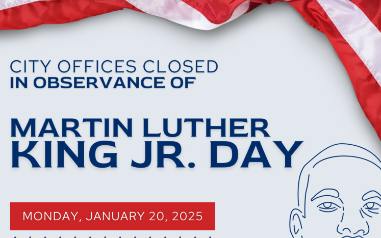 Offices Closed for Martin Luther King Jr Day Flyer