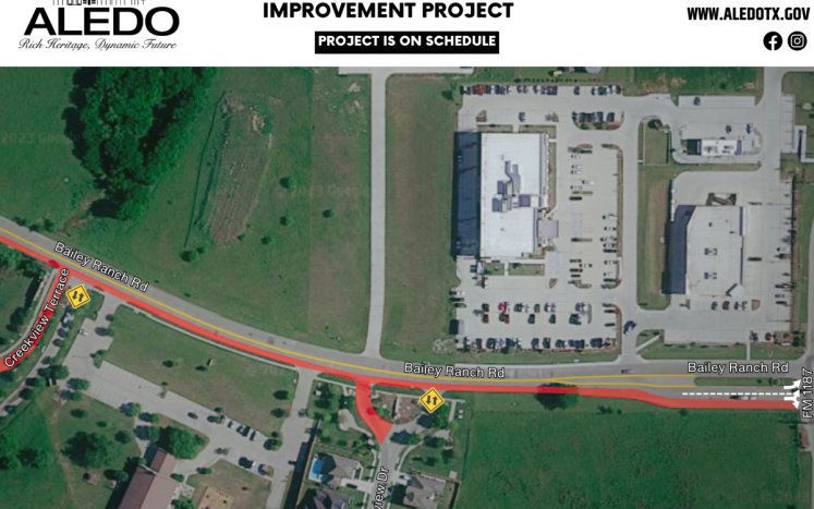 Bailey Ranch Road Improvement Project | Traffic Pattern Update